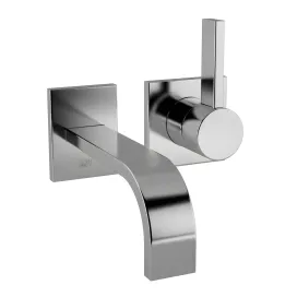 Mem wall mounted basin mixer with two rosettes by dornbracht